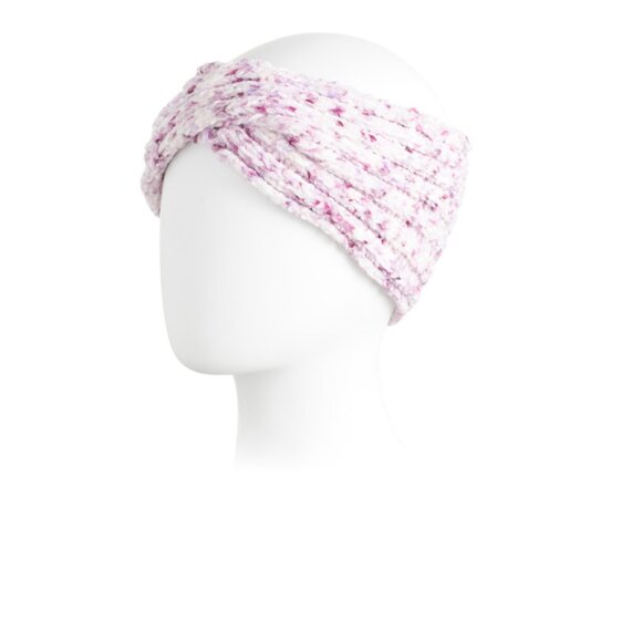 CUDDL DUDS Purple Chenille Twisted Headband - Picture 1 of 2